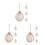 12Pcs Clear Plastic Baubles for Xmas Tree Crafts 10