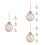 12Pcs Clear Plastic Baubles for Xmas Tree Crafts 6
