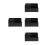 4Pcs Black ABS Scissors Holder Hairdressing Tool Storage Box for Home 10