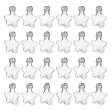 72 Pcs Clear Plastic Fillable Balls 50ml For Christmas Decorations