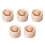 5Pcs Khaki Wood Dumpling Skin Pressers DIY Dumpling Wrapper Tool Set 7