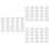 60 Pcs  Plastic Water Bucket Thick Thread Bucket Outlet Sealing Device 7