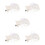 5pcs Acrylic Clear Bell Ornament Xmas Tree Hanging Decor 10