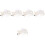 5pcs Acrylic Clear Bell Ornament Xmas Tree Hanging Decor 6