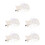5pcs Acrylic Clear Bell Ornament Xmas Tree Hanging Decor 8