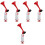 5Pcs Multi Use Handheld Air Horns Durable Plastic Metal Cheer Props 4