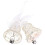 5pcs Acrylic Clear Bell Ornament Xmas Tree Hanging Decor 3
