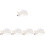 5pcs Acrylic Clear Bell Ornament Xmas Tree Hanging Decor 7