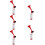 5Pcs Multi Use Handheld Air Horns Durable Plastic Metal Cheer Props 11