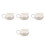4Pcs Small White Ceramic Milk Pitcher with Handle for Tea and Coffee 4