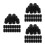 90Pcs Black Pre-Filter Sponge Sleeves for Fish Tank Filter Protection 4