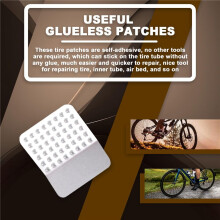 Bike Tire Repair Kit - Bike Tire Lever and Glueless Bike Tire Patches for Bike Tire Puncture Repair Tool