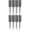8Pcs Black Plastic Spiked Vase for Graveside Outdoor Flower Storage 5