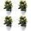 4Pcs Lifelike Artificial Potted Fruit Tree Tabletop Decor 6