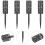 8Pcs Black Plastic Spiked Vase for Graveside Outdoor Flower Storage 8