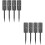 8Pcs Black Plastic Spiked Vase for Graveside Outdoor Flower Storage 6