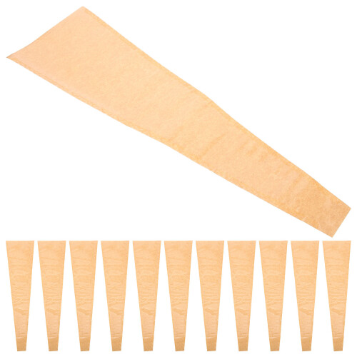 120Pcs Practical Khaki Opp Flower Wrapping Sleeves for Single Roses 2