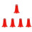 5Pcs Red Plastic Clarinet Bell Easy Replacement for Music Instrument 7