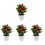 4Pcs Lifelike Artificial Potted Fruit Tree Tabletop Decor 4