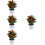 4Pcs Lifelike Artificial Potted Fruit Tree Tabletop Decor 9