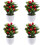 4Pcs Lifelike Artificial Potted Fruit Tree Tabletop Decor 7