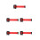 5Pcs Retractable Isolation Rail Warning Belt For School 7