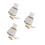 3Sets Creative Ceramic Coffee and Fruit Spoons with Jar for Home Use 8