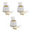 3Sets Creative Ceramic Coffee and Fruit Spoons with Jar for Home Use 9