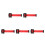 5Pcs Retractable Isolation Rail Warning Belt For School 8