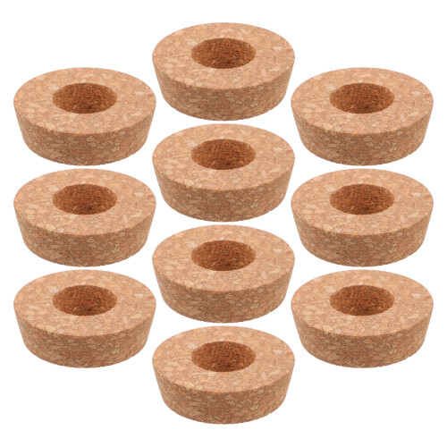 40Pcs Light Brown Cork Plant Stoppers for Hydroponic Vases Replacement