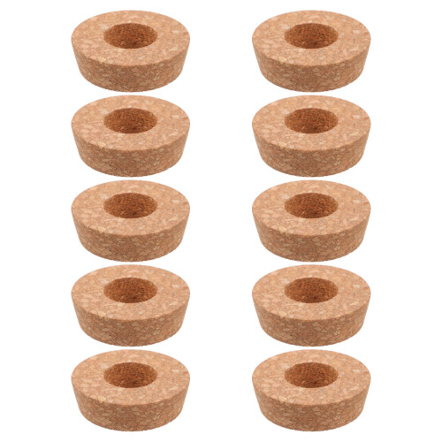 40Pcs Light Brown Cork Plant Stoppers for Hydroponic Vases Replacement 2