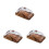 3Stk Holz Mit Glasdeckel Butter Snack Organizer 8