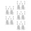 45 Pcs Plastic Wind-Up Movements For Clay Robots Diy Craft 8
