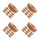 40Pcs Light Brown Cork Plant Stoppers for Hydroponic Vases Replacement 8