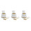 3Sets Creative Ceramic Coffee and Fruit Spoons with Jar for Home Use 4