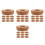 40Pcs Light Brown Cork Plant Stoppers for Hydroponic Vases Replacement 5