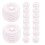 48 Pcs Table Ring Dining Table Protector White Grip Pvc 2
