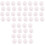 48 Pcs Table Ring Dining Table Protector White Grip Pvc 4