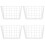 4Pcs Iron Wire Hanging Basket White Multi-Use Storage Rack for Home 7