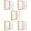 15 Pcs Wooden DIY Paper Frame Craft Making Kit 8