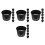 24 Pcs Plastic Mesh Net Pots For Hydroponic And Aquarium Planting 10