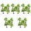 50Pcs Small Plastic Model Trees for Micro Landscape and Home Use 5