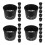 24 Pcs Plastic Mesh Net Pots For Hydroponic And Aquarium Planting 5