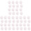 48 Pcs Table Ring Dining Table Protector White Grip Pvc 3