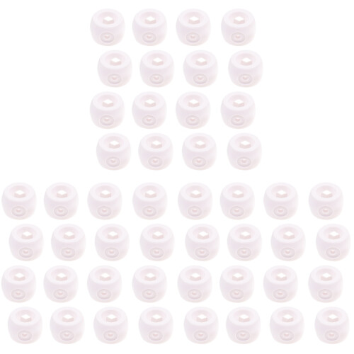 48 Pcs Table Ring Dining Table Protector White Grip Pvc 2