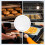 2Pcs Aluminum Pizza Baking Pan with Hole Mesh Silver 6