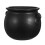 3Pcs Ceramic Halloween Candy Cauldron Bowls Black Snack Serving Dish 3