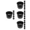 24 Pcs Plastic Mesh Net Pots For Hydroponic And Aquarium Planting 6