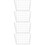 4Pcs Iron Wire Hanging Basket White Multi-Use Storage Rack for Home 10