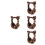 4Pièces Cache-Oreilles Confortable Pour Froid Hiver 6